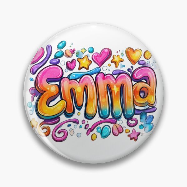 Item preview, Emma – Colorful 3D Name Lettering Art designed and sold by AlexLineArt.