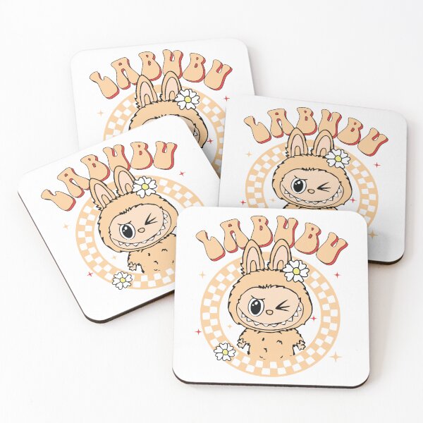 Item preview, Cute Caramel Peach Labubu  designed and sold by BrownHorse90s.