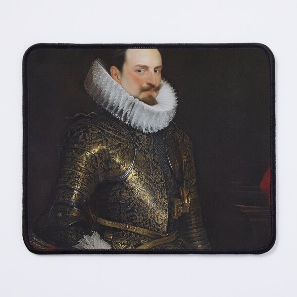 Item preview, Vintage Renaissance era painting of Royal Gentleman in Ruff collar designed and sold by Vintage Designs +.