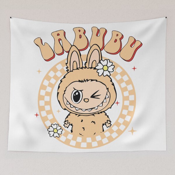 Item preview, Cute Caramel Peach Labubu  designed and sold by BrownHorse90s.