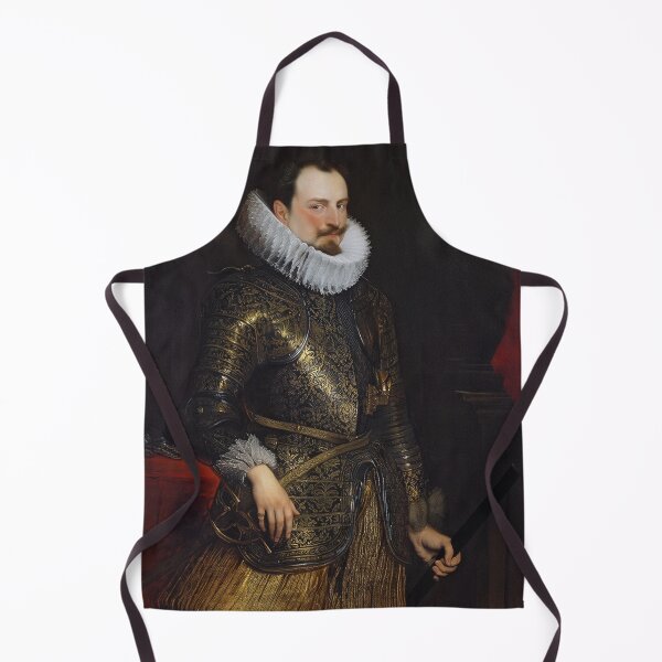Item preview, Vintage Renaissance era painting of Royal Gentleman in Ruff collar designed and sold by Vintage Designs +.