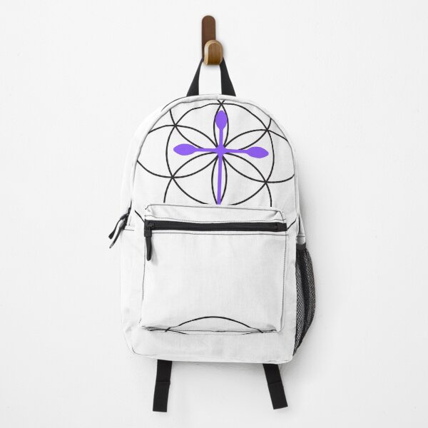 Item preview, Flower of Life x Cross (purple) designed and sold by Art for the Lord.