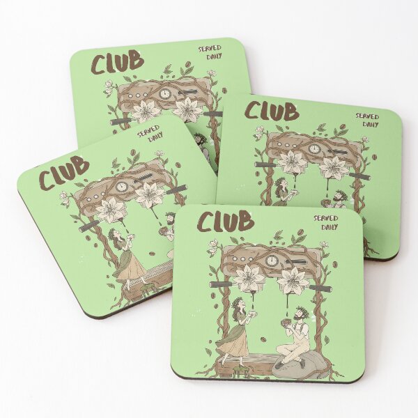 Item preview, Coffee Club — Served Daily | Botanical Coffee Art designed and sold by Pjotre7.
