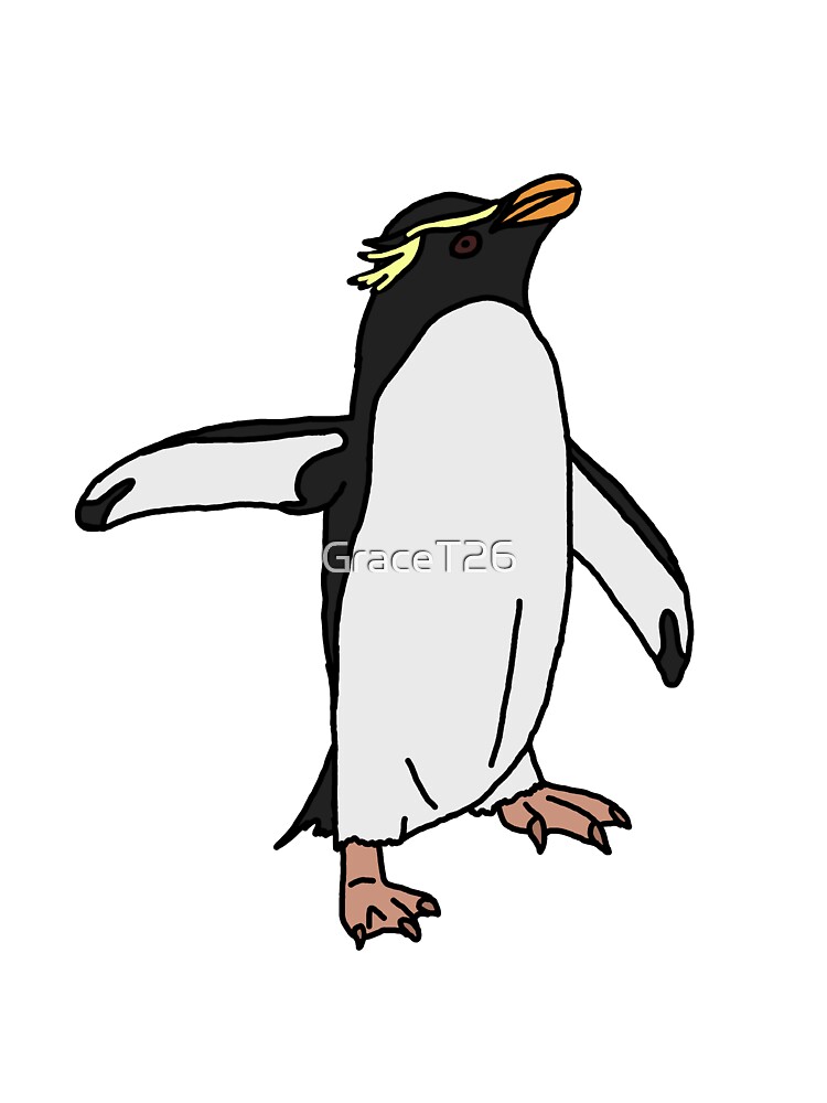 Southern Rockhopper Penguin Kids T-Shirt