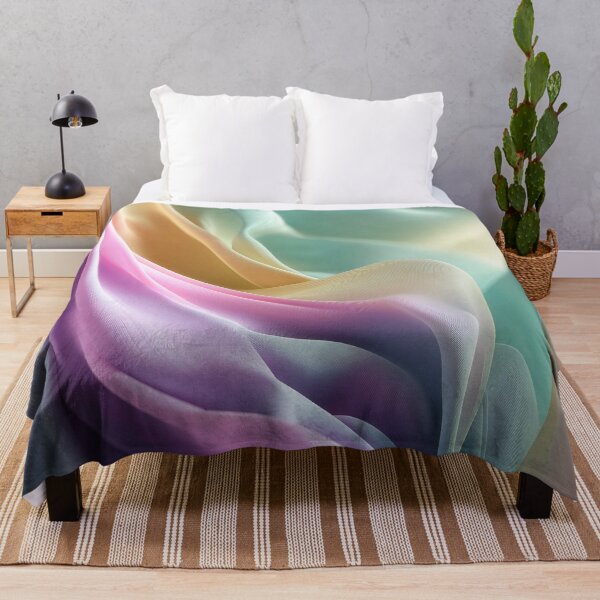 Item preview, Abstract flowing pastel fabric texture in soft folds designed and sold by Jirka Svetlik, Studio Illuvision.