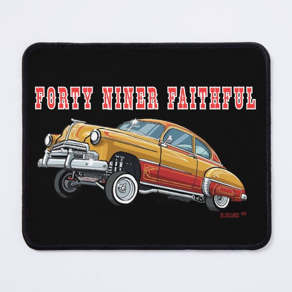Item preview, FORTY NINER FAITHFUL LOWRIDER FAN ART designed and sold by Arty-Coop.