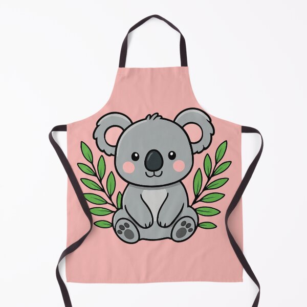 Item preview, Cute Cartoon Koala with Eucalyptus Leaves | Adorable Baby Animal Illustration for Kids designed and sold by Wild-way Art.