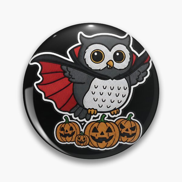 Item preview, Cute Owl Halloween Vampire Costume Pumpkins Spooky Art designed and sold by ArtDesignTp.