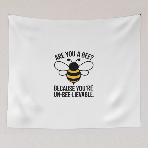 Item preview, Funny Bee Pickup Line Design designed and sold by Christian Weiss.