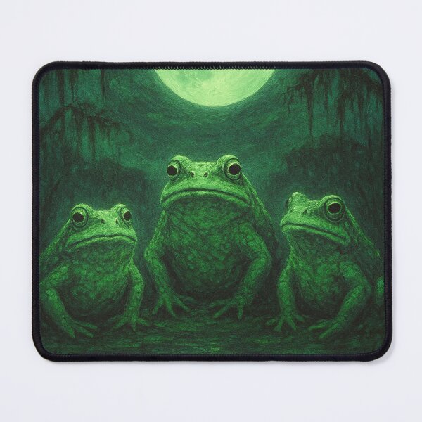 Item preview, THREE TOADS OF THE SWAMP MOON designed and sold by NomadicNatureCo.