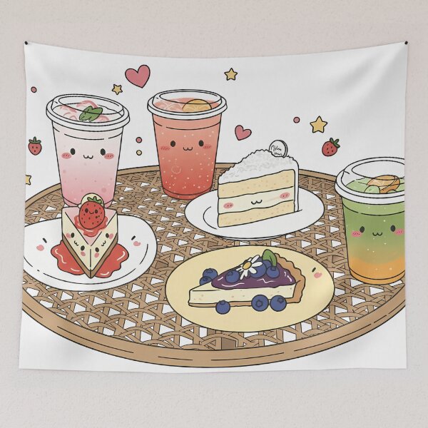 Item preview, The Kawaii Cafe Collection designed and sold by meesub.