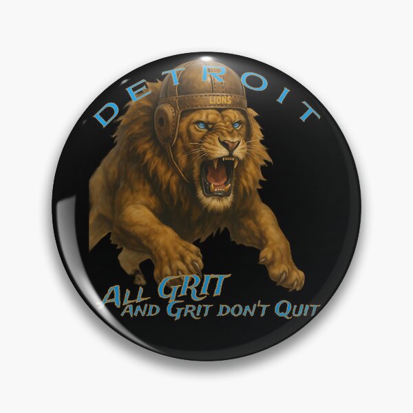 Item preview, ALL GRIT - DETROIT LIONS designed and sold by BabaSoti.