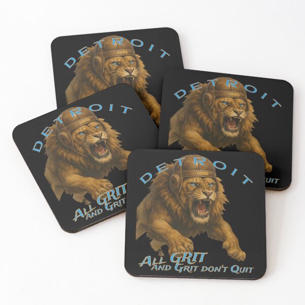 Item preview, ALL GRIT - DETROIT LIONS designed and sold by BabaSoti.