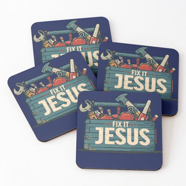 Artikelvorschau, Fix It Jesus Werkzeugkasten-Design entworfen und verkauft von BlessedHandsDesigns.