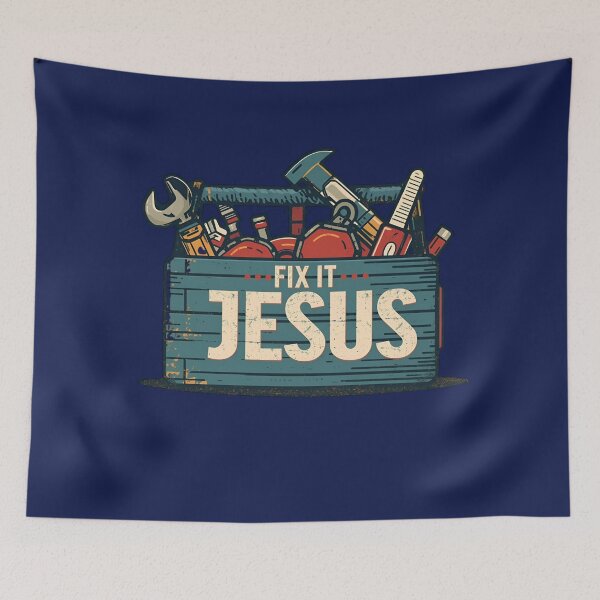 Item preview, Fix It Jesus Tool Box Design designed and sold by BlessedHandsDesigns.