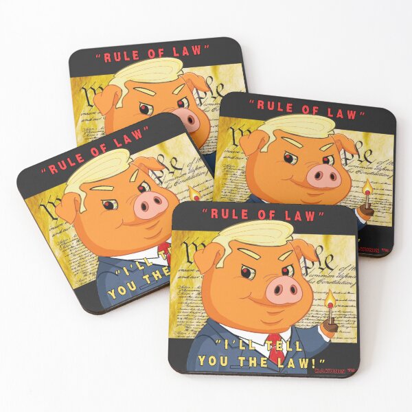 Item preview, RULE OF LAW. I'LL TELL YOU THE LAW. POLITICAL SATIRE designed and sold by Arty-Coop.