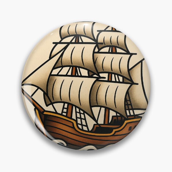Item preview, Traditional sailing ship at sea designed and sold by 123Will.