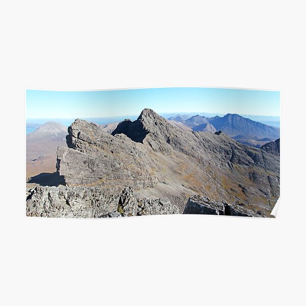 The Bhasteir Tooth, Am Basteir & Sgurr nan Gillean Poster
