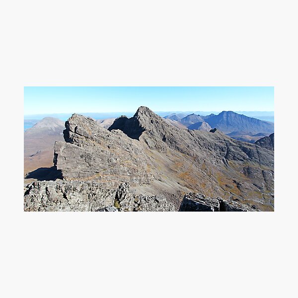 The Bhasteir Tooth, Am Basteir & Sgurr nan Gillean Photographic Print