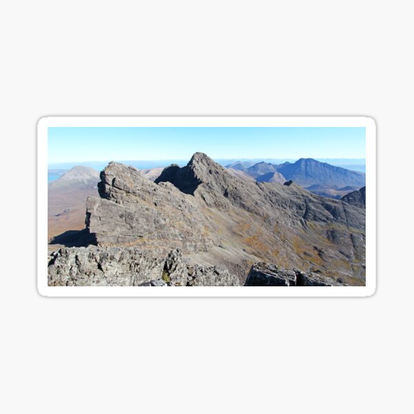The Bhasteir Tooth, Am Basteir & Sgurr nan Gillean Sticker