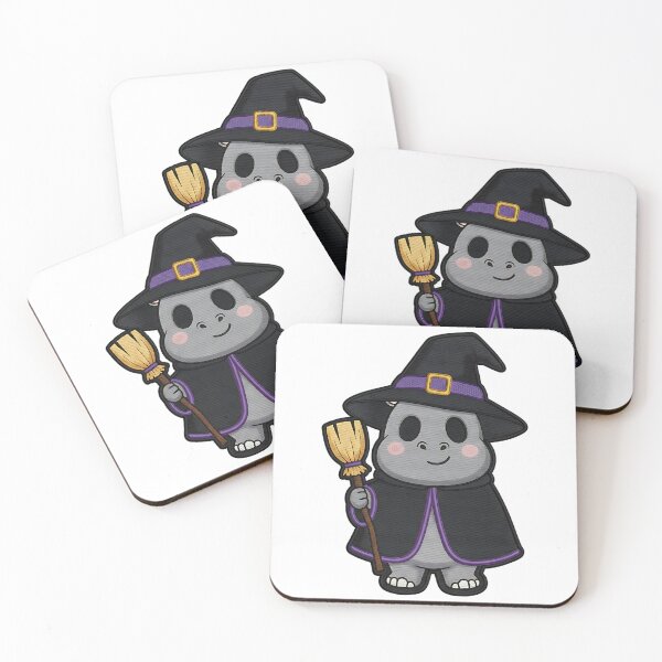 Item preview, Cute Panda Halloween Witch Costume Broom Spooky Art designed and sold by ArtDesignTp.