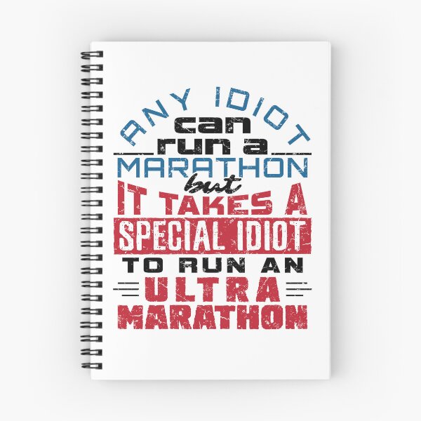 Item preview, Funny Ultra Marathon Any Idiot Can Run designed and sold by jaygo.