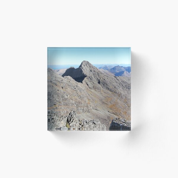 The Bhasteir Tooth, Am Basteir & Sgurr nan Gillean Acrylic Block
