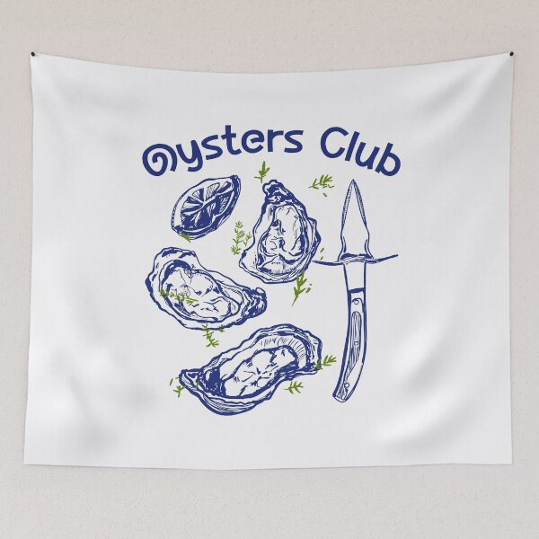 Item preview, Oysters Club Doodle designed and sold by MaiZephyr.