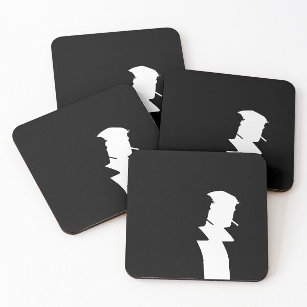 Item preview, Haunting Silhouette Art – Ian Curtis Tribute in Negative Space designed and sold by simpledarkwavewisdom.