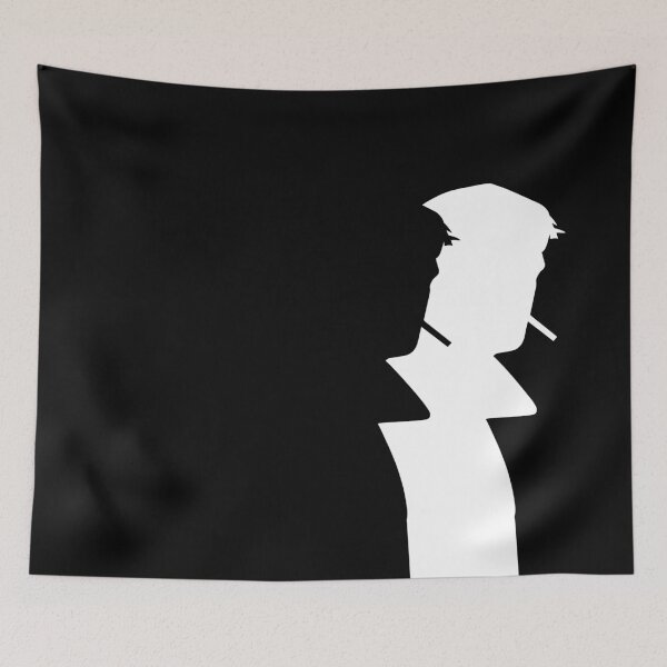 Item preview, Haunting Silhouette Art – Ian Curtis Tribute in Negative Space designed and sold by simpledarkwavewisdom.