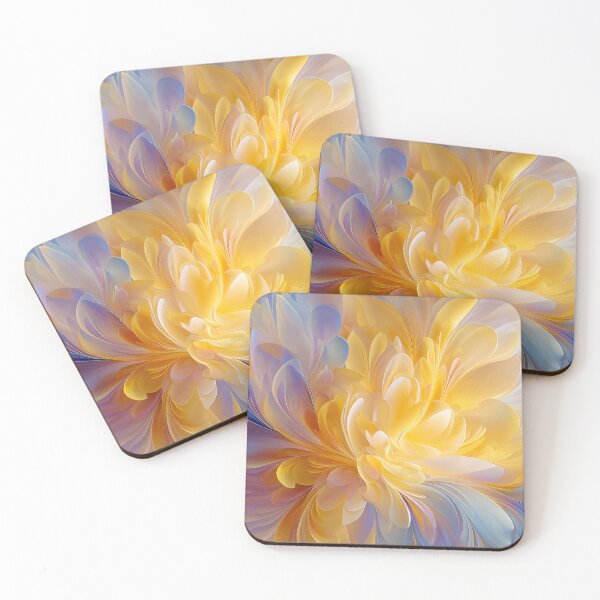 Item preview, Golden Symphony of Blooming Abstract Petals designed and sold by Jirka Svetlik, Studio Illuvision.