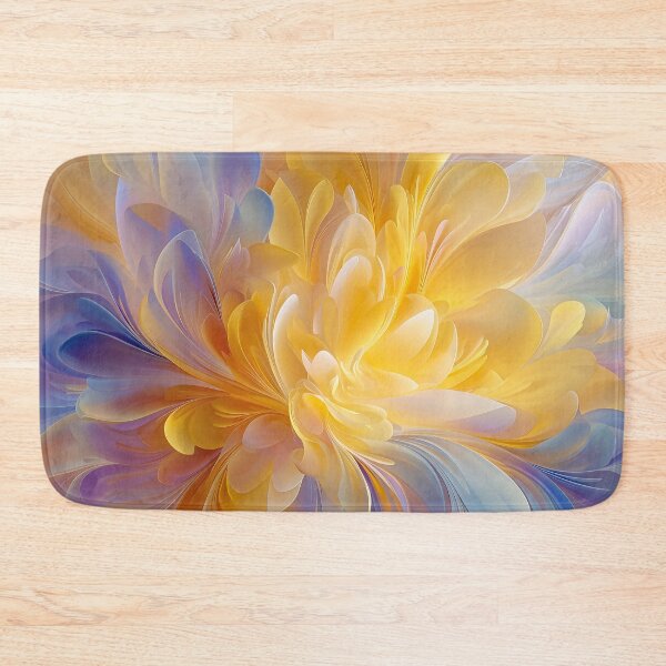 Item preview, Golden Symphony of Blooming Abstract Petals designed and sold by Jirka Svetlik, Studio Illuvision.