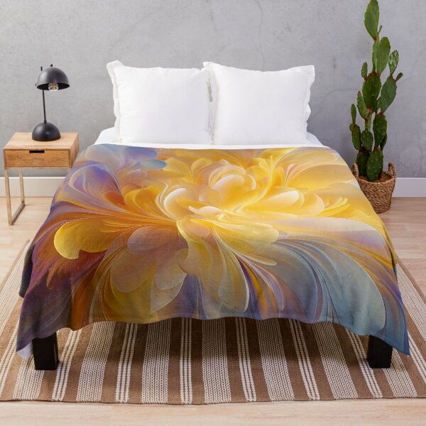 Item preview, Golden Symphony of Blooming Abstract Petals designed and sold by Jirka Svetlik, Studio Illuvision.
