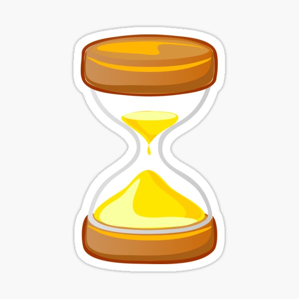 Hourglass Sticker