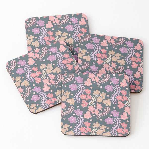 Item preview, Floral & Paisley Design in Grey Background designed and sold by fernorastudio.