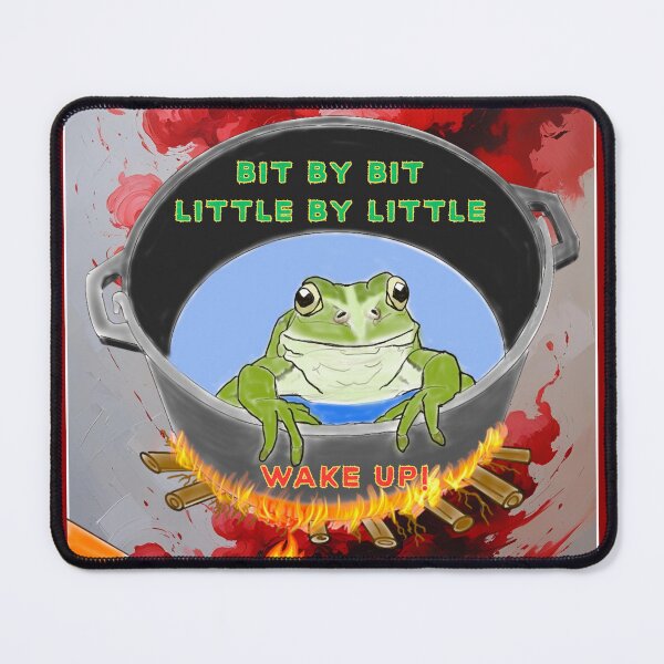 Item preview, BIT BY BIT POLITICAL SATIRE designed and sold by Arty-Coop.