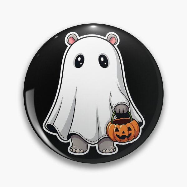 Item preview, Cute Bear Halloween Ghost Costume Pumpkin Spooky Art designed and sold by ArtDesignTp.