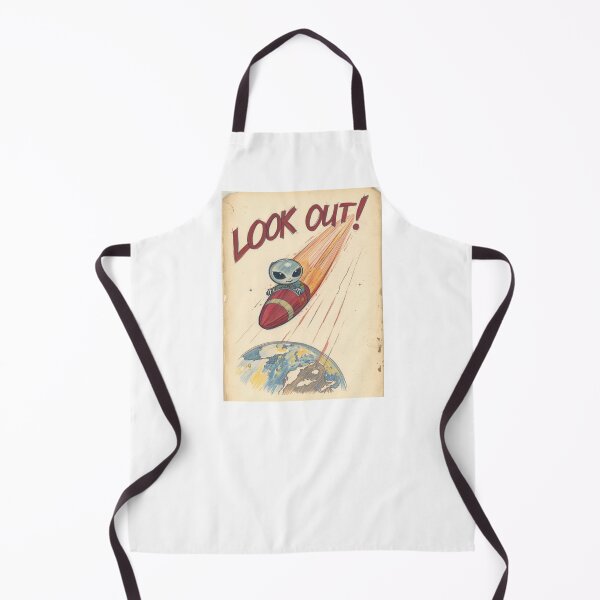 Item preview, Alien Driving close to Earth, "Look out!" designed and sold by DesignAFind.