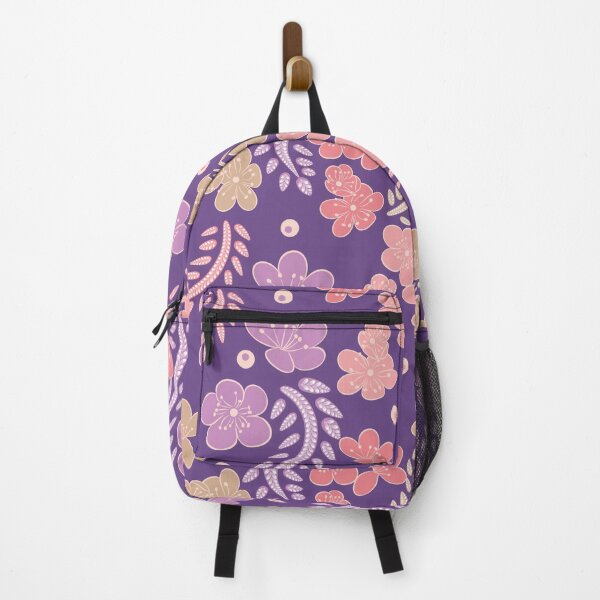 Item preview, Floral & Paisley Design in Purple Background designed and sold by fernorastudio.