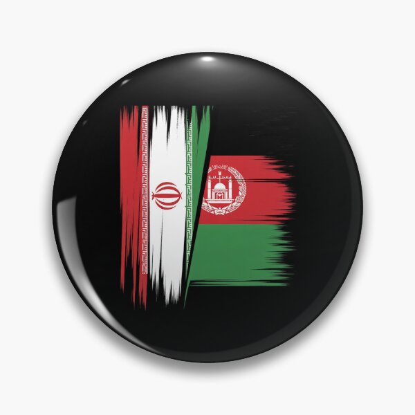 Item preview, Iran Afghanistan Half Flag Iranian Afghan Heritage designed and sold by BlackStars3Neon.