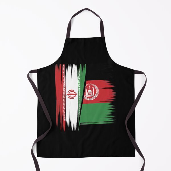 Item preview, Iran Afghanistan Half Flag Iranian Afghan Heritage designed and sold by BlackStars3Neon.