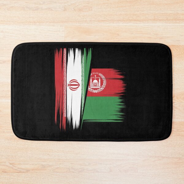 Item preview, Iran Afghanistan Half Flag Iranian Afghan Heritage designed and sold by BlackStars3Neon.