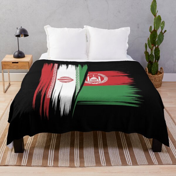 Item preview, Iran Afghanistan Half Flag Iranian Afghan Heritage designed and sold by BlackStars3Neon.