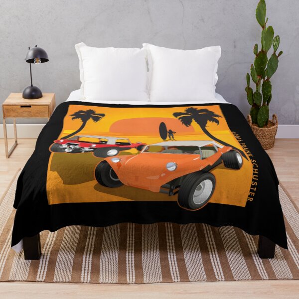 Item preview, Two Manx Dune Buggies At Sunset With Surfer Classic 		 designed and sold by pwapudfeyk85.