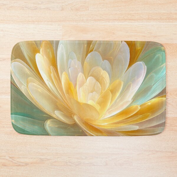 Item preview, Serene Radiance of Golden and Aqua Petal Layers designed and sold by Jirka Svetlik, Studio Illuvision.