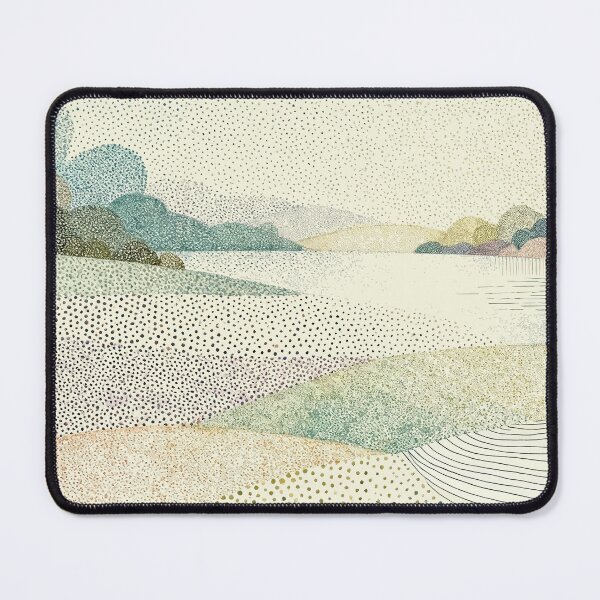 Item preview, Pointillist Lakeside Serenity designed and sold by zzz888.