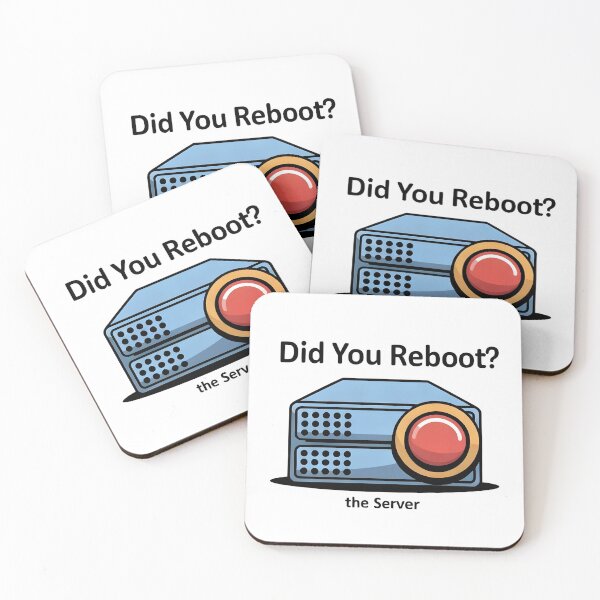 Item preview, Did You Reboot Server IT Support Humor designed and sold by Linnea-Arts.