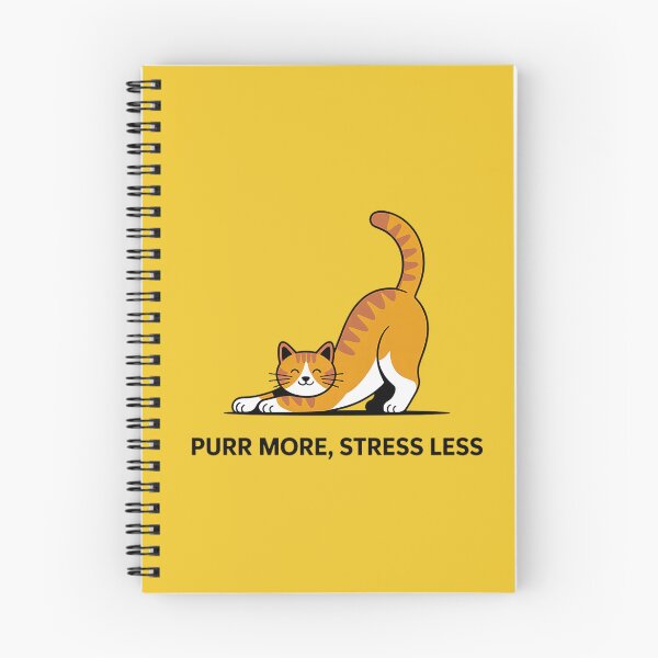 Item preview, Purr More Stress Less Cat designed and sold by Christian Weiss.