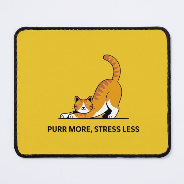 Item preview, Purr More Stress Less Cat designed and sold by Christian Weiss.