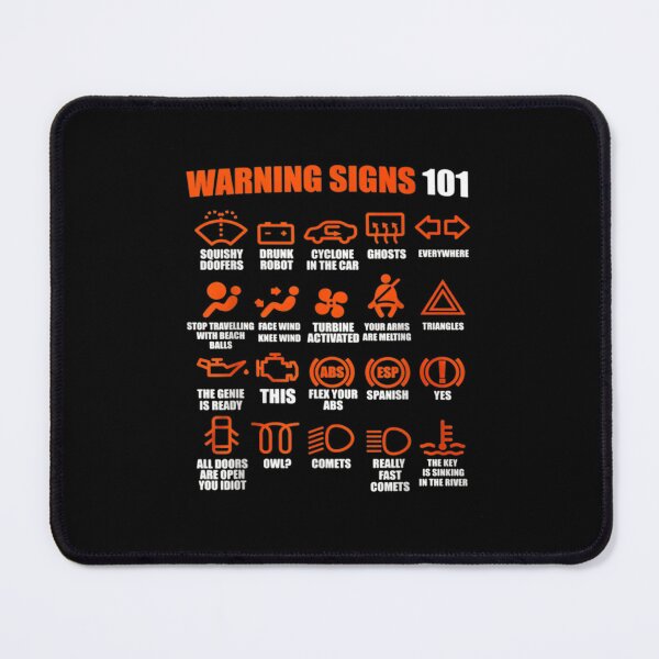 Item preview, Warning Signs 101 Funny Sense Of Humor Classic designed and sold by egeofepvnl8.